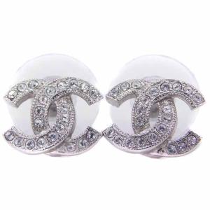 A13P ピアス ココマーク ラインストーン フェイクパール ゴールド