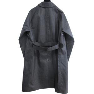 22AW LAGGAN ラガン ゴム引きトレンチコート ウールサキソニー 英国製