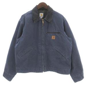 デトロイトジャケット ダック ワーク 裏地チェック L ネイビー（2022