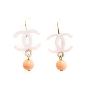 A13P ピアス ココマーク ラインストーン フェイクパール ゴールド