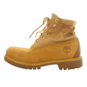 ロールトップブーツ ショート ヌバックレザー 7M 25cm 茶 ブラウン