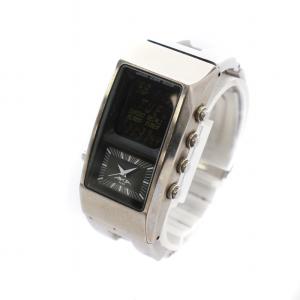 ALBA AKA V091-5000 腕時計 アナデジ クォーツ 黒文字盤 スクエア