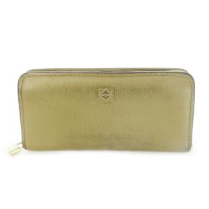 アナグラム 型押し レザー 長財布 ウォレット スナップボタン かぶせ