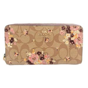 長財布 ウォレット シグネチャーエナメルレザー ピンク（2024/09/05