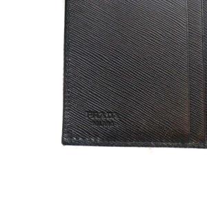 財布 二つ折り ウォレット ナイロン シルバー金具 ブラック（2022/07