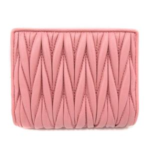 マテラッセ 二つ折り レザー 財布 ビジュー クリスタル（2021/07/23