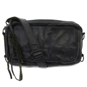 レザーショルダーバッグ 黒 ブラック（2024/07/17買取） - Y's ヨウジ