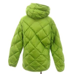 ライトアルパイン ダウンパーカー ジャケット ジップアップ M 黄緑