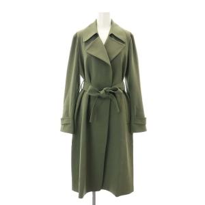 21AW Luxe New Divide DB Belt Coat DF J P グリーン（2022/03/14買取