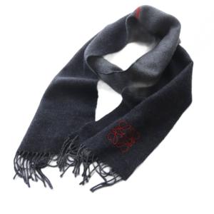 マフラー ウール モヘア 黒（2022/08/02買取） - LOEWE ロエベ | 古着