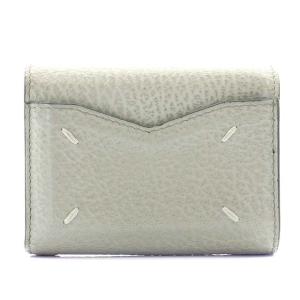 20年製 レザー三つ折り財布 グレー（2022/03/04買取） - Martin