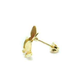 ピアス 片耳 蝶 Au750 ゴールド色（2023/02/16買取） - AHKAH アーカー