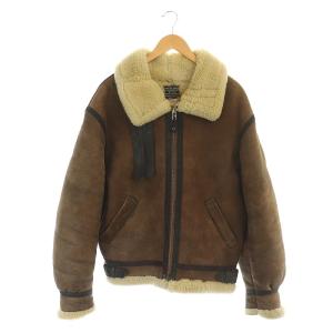 B-3 ムートン フライトジャケット レザージャケット シープスキン 38
