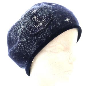 ACCESSORIES 帽子 ベレー帽 ミルキーウェイ オーブブローチ付きウール