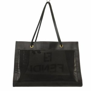 ヴィンテージ メッシュ レザー トートバッグ ブラック（2024/10/16買取