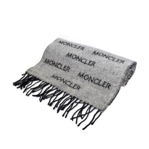 マフラー ストール トリコロール ストライプ ロゴ ワッペン 黒