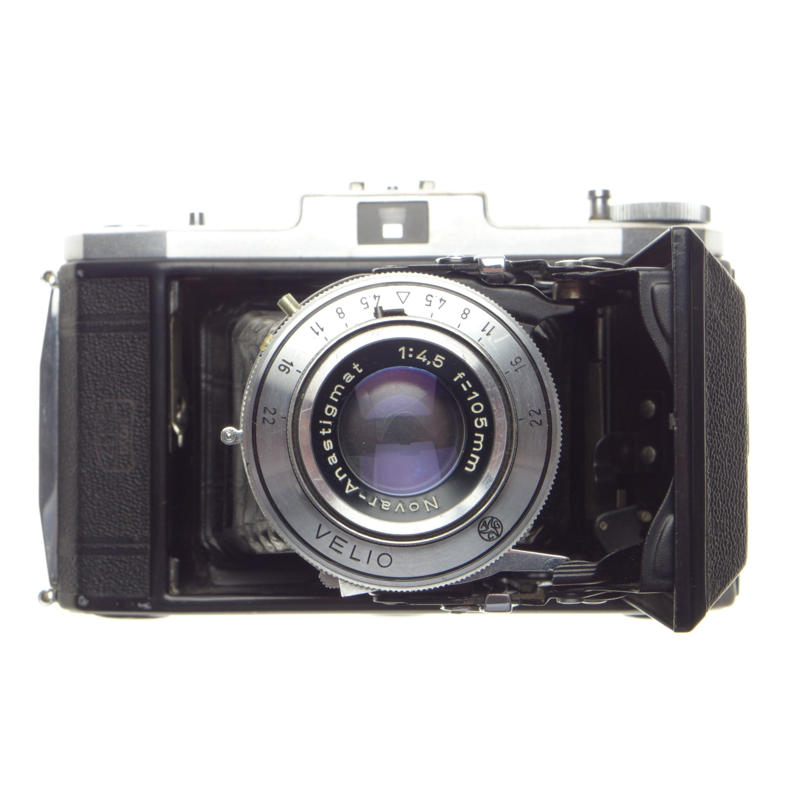 Zeiss Ikon Folding camera Novar-Anastigmat Lens 1:4.5 f=105mm