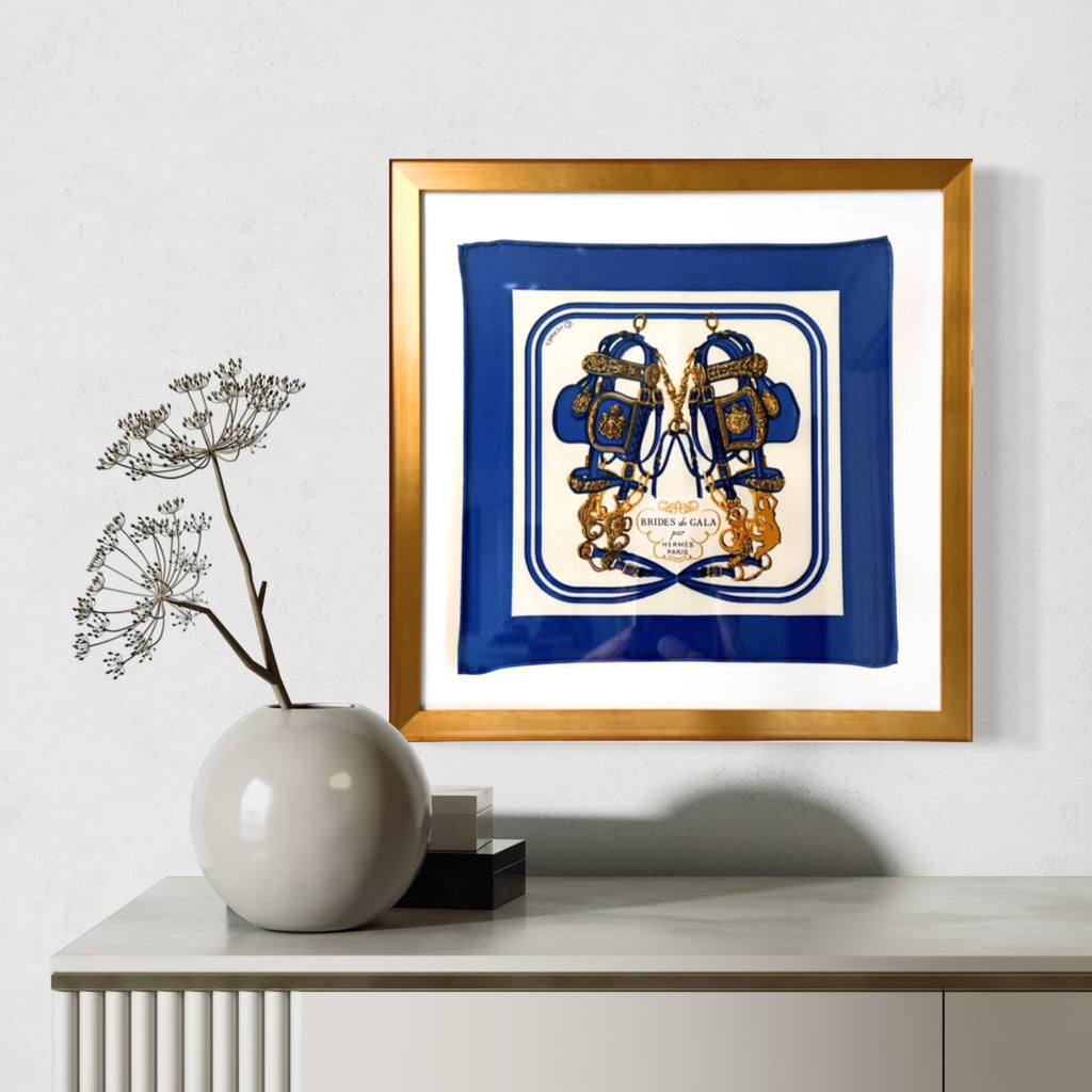 HERMES Brides de Gala Hermes Framed Scarf – Vintage Luxe Up