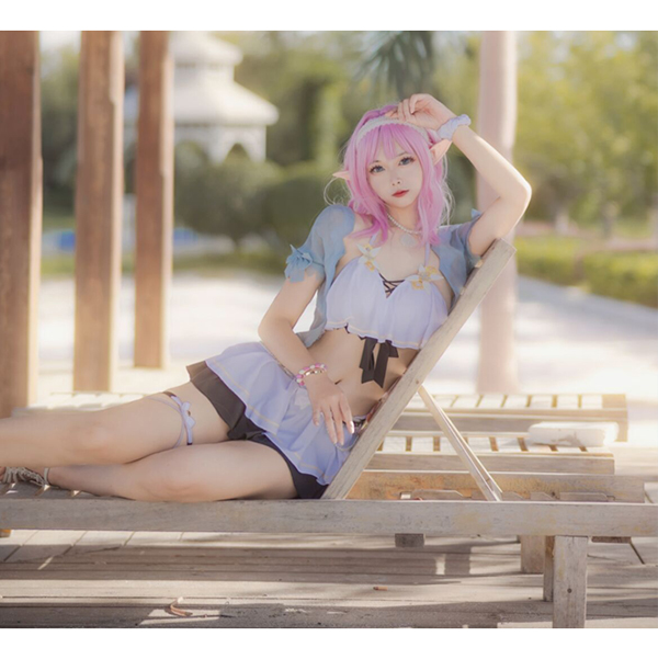崩壊3rd エリシア 水着 コスプレ衣装 コスプレ ウィッグ 学園祭