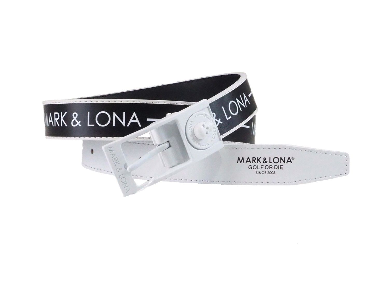 マークアンドロナ MARK＆LONA スカルバックル レザーベルト