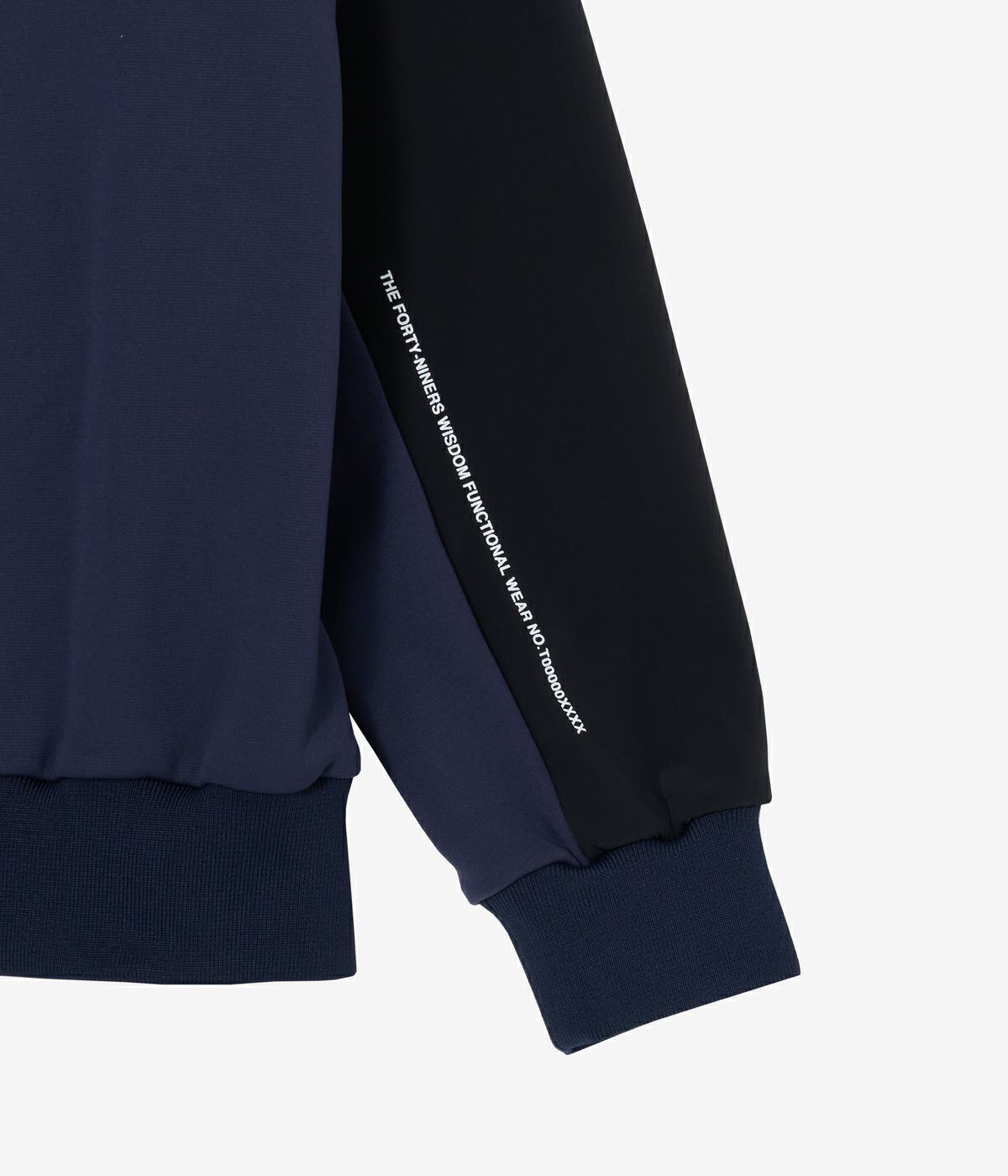 TFW49 - COMBINATION HALF ZIP | トレーナー | ネイビー×ブラック