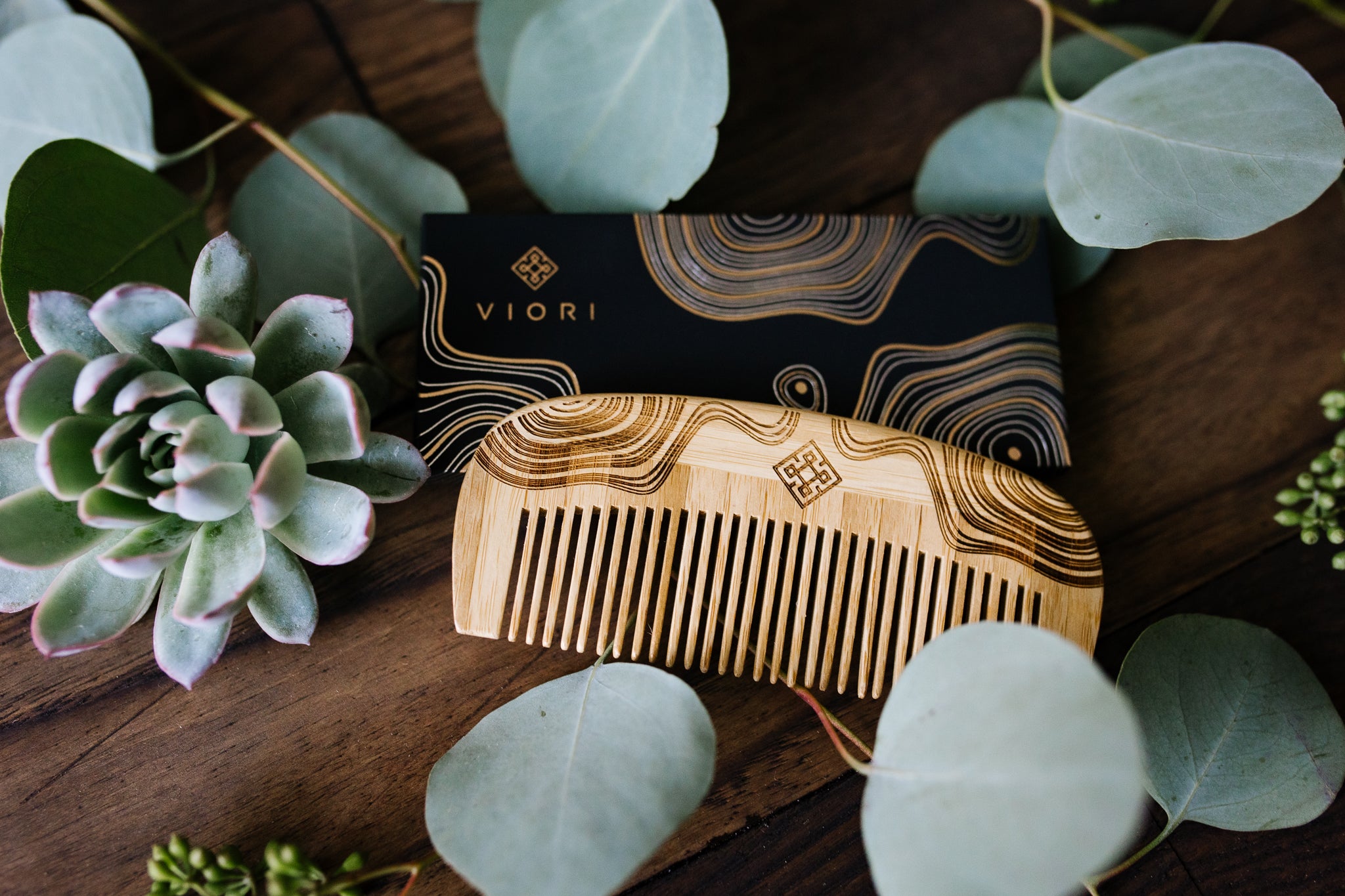 All Natural Bamboo Comb | VIORI