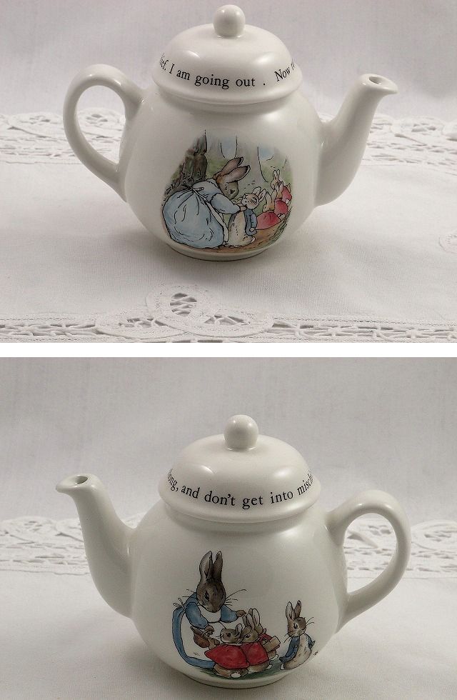 ヴィンテージ ウェッジウッド ピーターラビット チルドレン ティーセット
