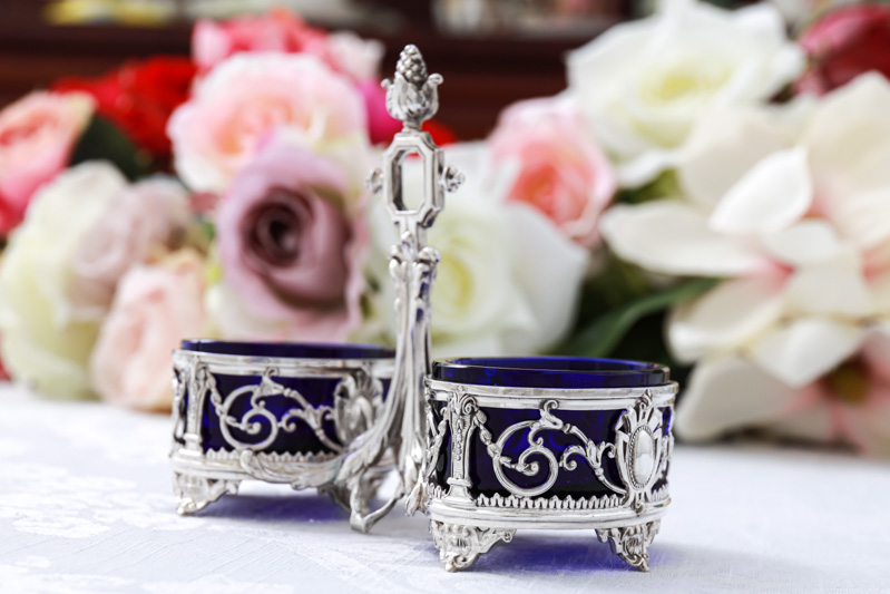 アンティークシルバー、純銀（950）ファーストミネルヴァフランス19