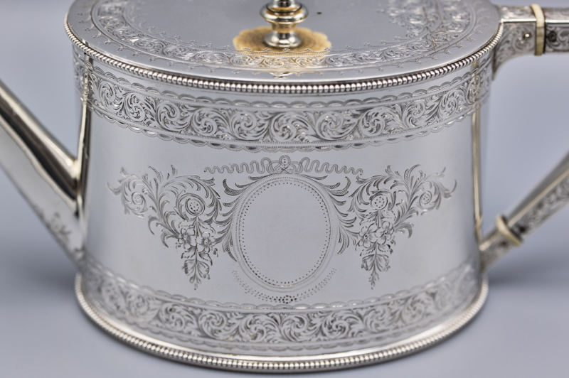 アンティークシルバー、アンティーク銀器、純銀製(925) 1870年