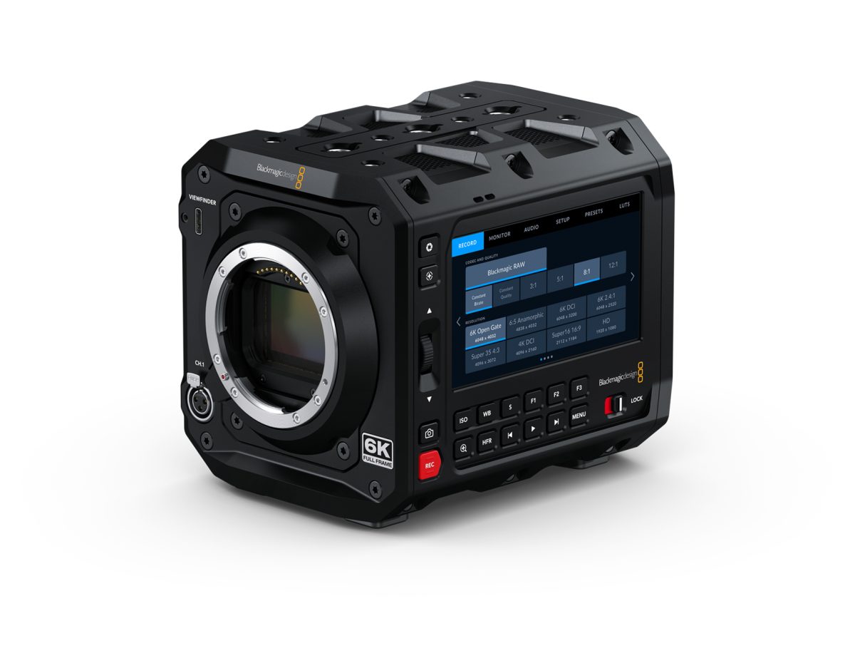 ブラックマジックデザイン、フルフレーム6Kセンサー搭載「Blackmagic