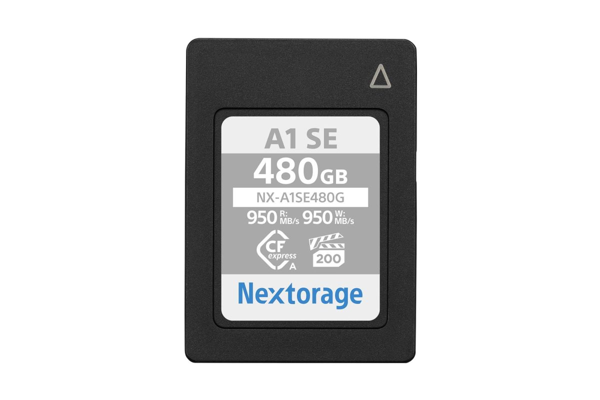 Nextorage、CFexpress Type A メモリーカード NX-A1SEシリーズの480 GB