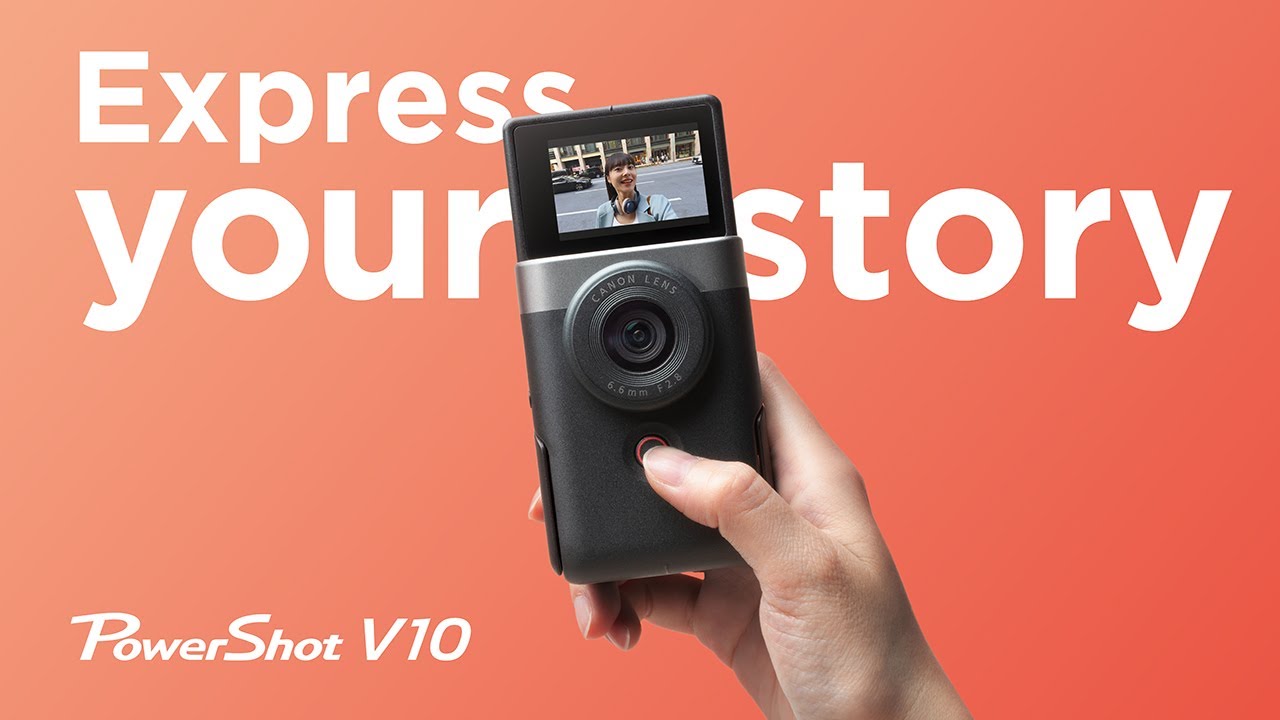 キヤノン、縦型デザインの Vlog カメラPowerShot V10を発表 | VIDEO