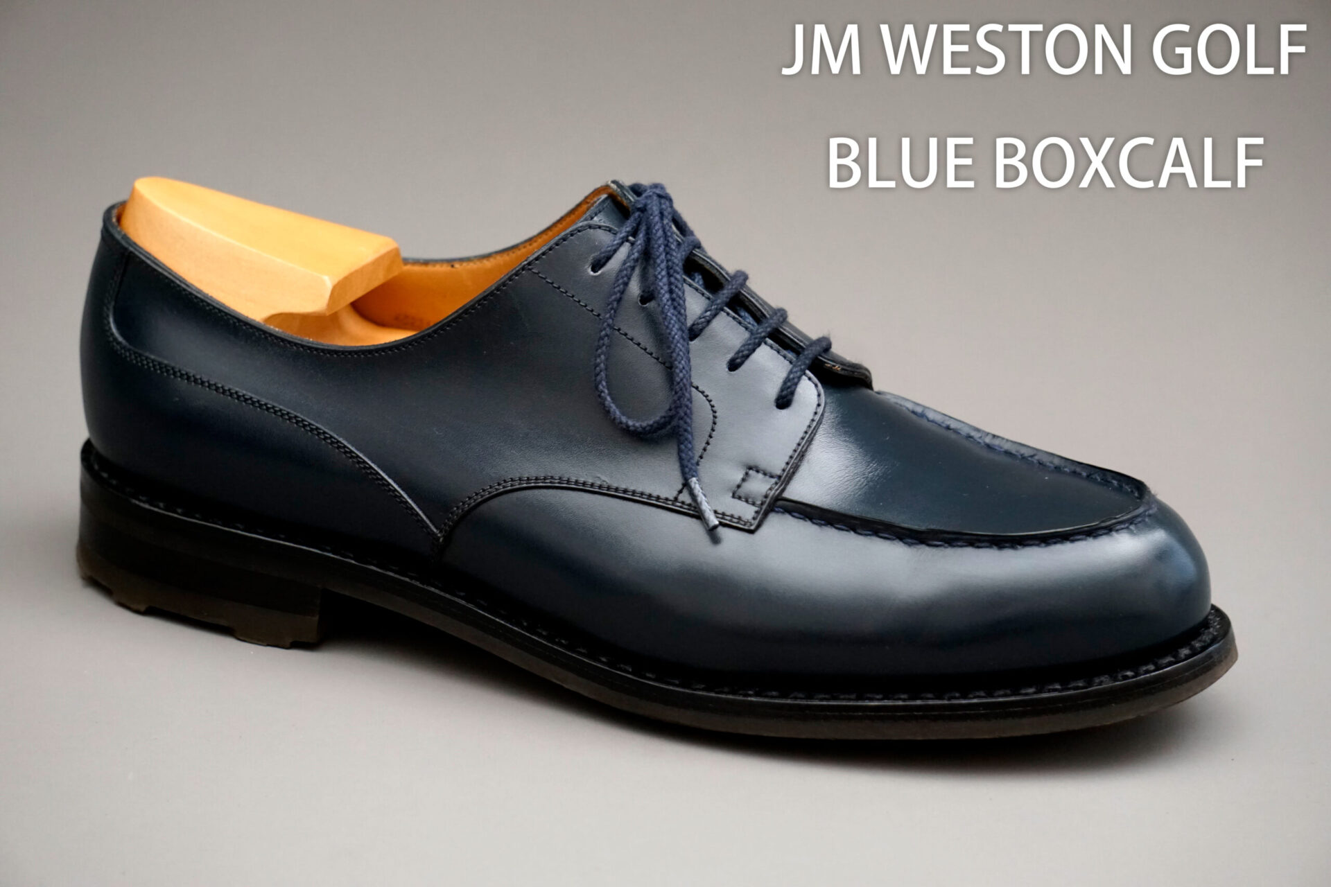 パリで購入 JM WESTON(ジェイエムウェストン) Golf(ゴルフ) #641 Blue