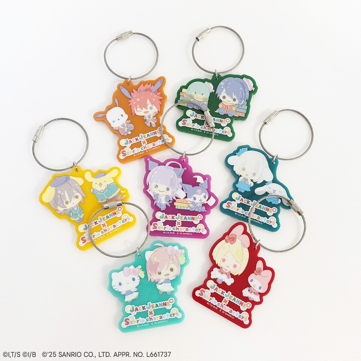 ジャックジャンヌ ヴィレバン コラボ アクリルピンバッジ コンプリート