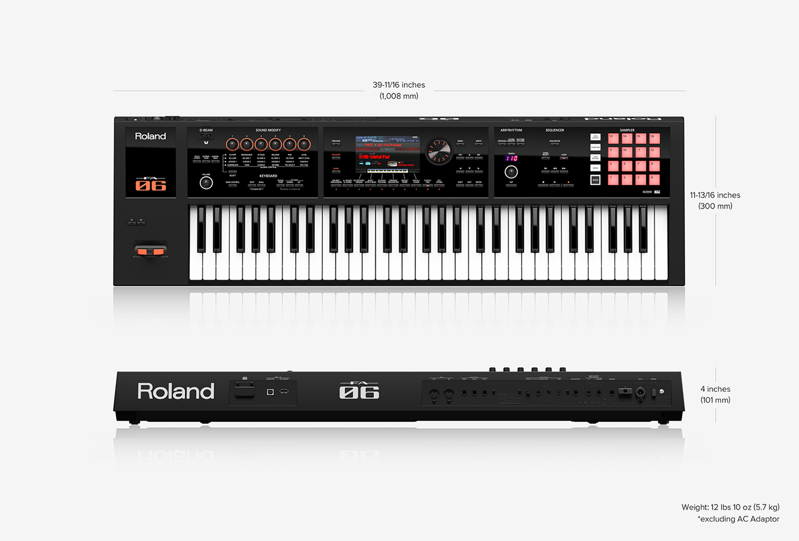 Roland FA-06 61-key Music Workstation – Virtual Sound Lab