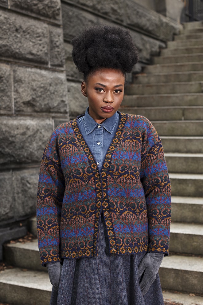 Glenesk Cardigan | Virtual Yarns | Alice Starmore Yarns & Designs