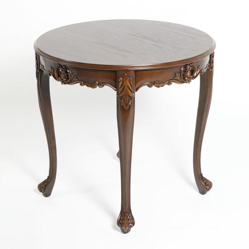 ラウンドテーブル カフェテーブル 直径:80CM ブラウン VTA4235-8-5