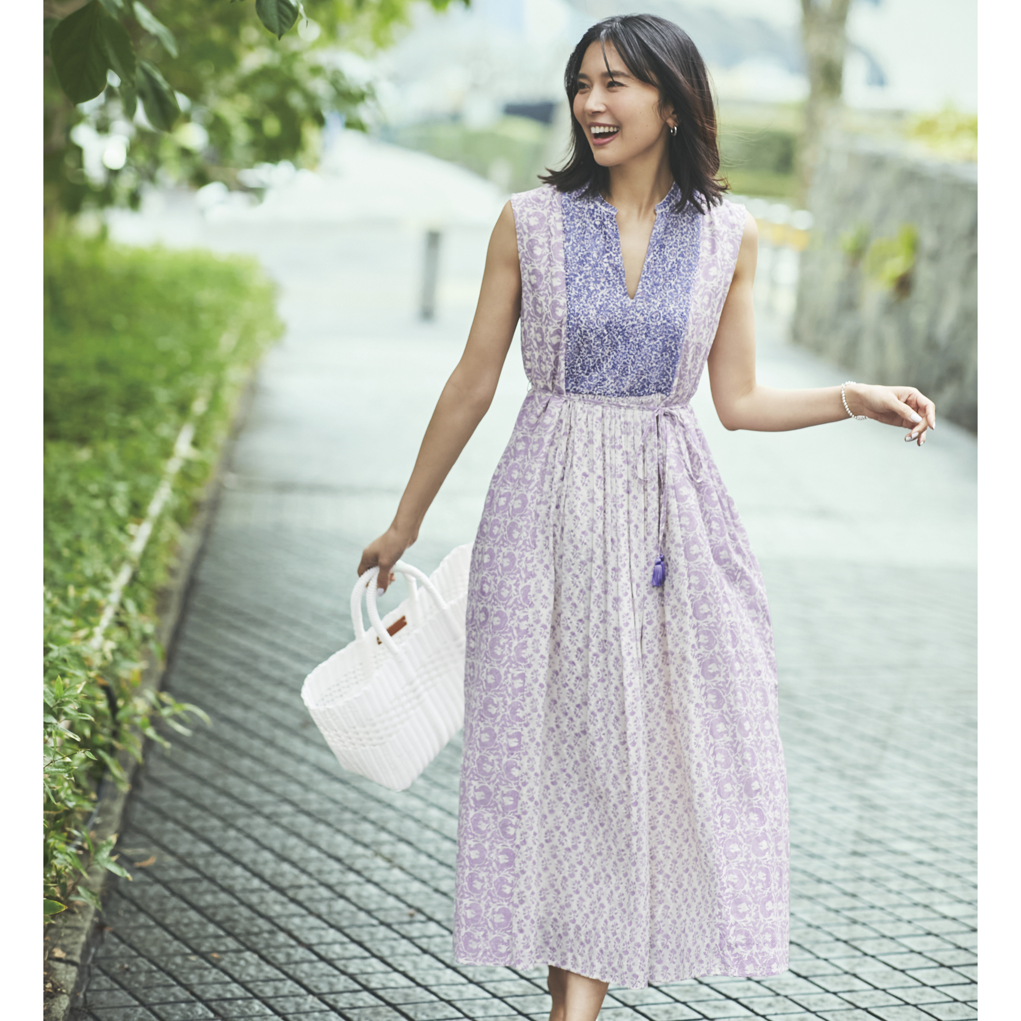 ne Quittez pasのフラワープリントワンピース【STANDARD BOOK