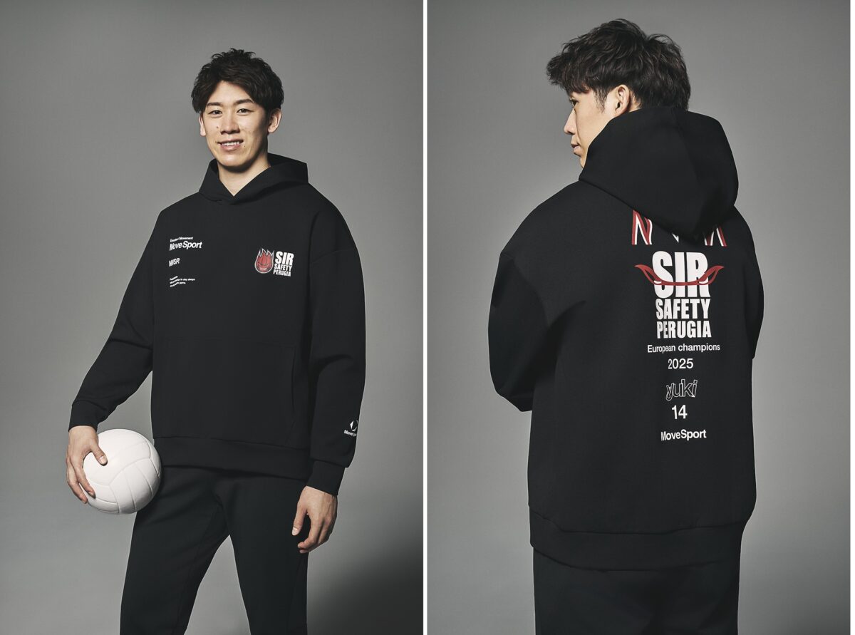 写真・2枚目】ムーブスポーツと石川祐希所属のペルージャがコラボ