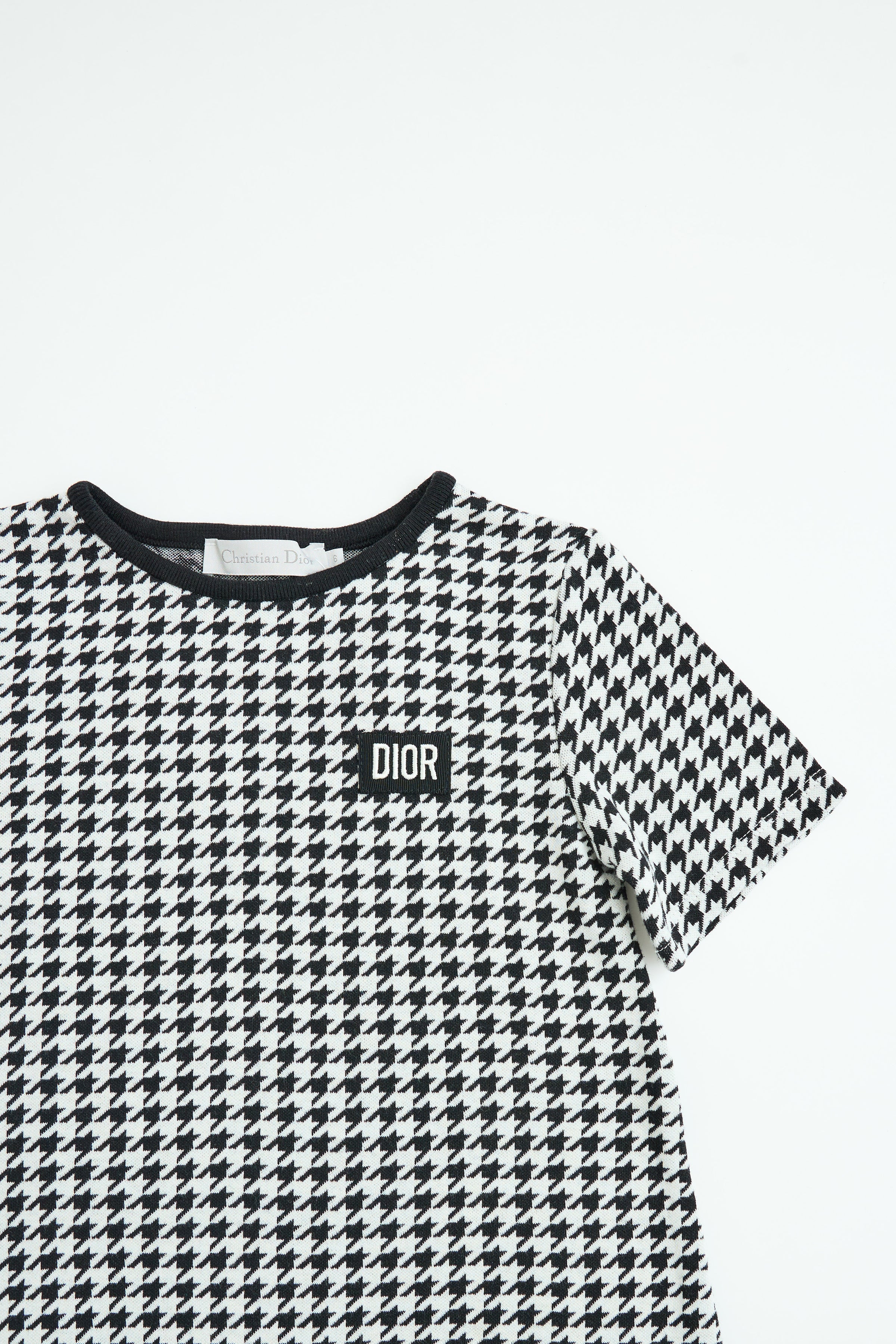 Dior // Kids Houndstooth Logo Dress – VSP Consignment