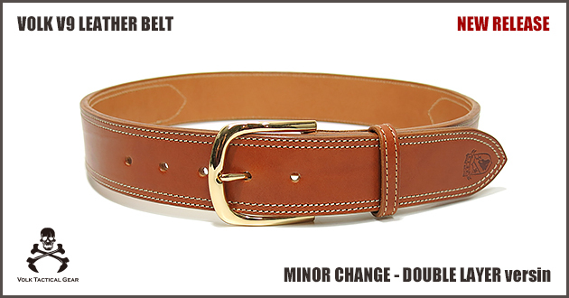 V-9 LEATHER BELT | VOLK TACTICAL GEAR