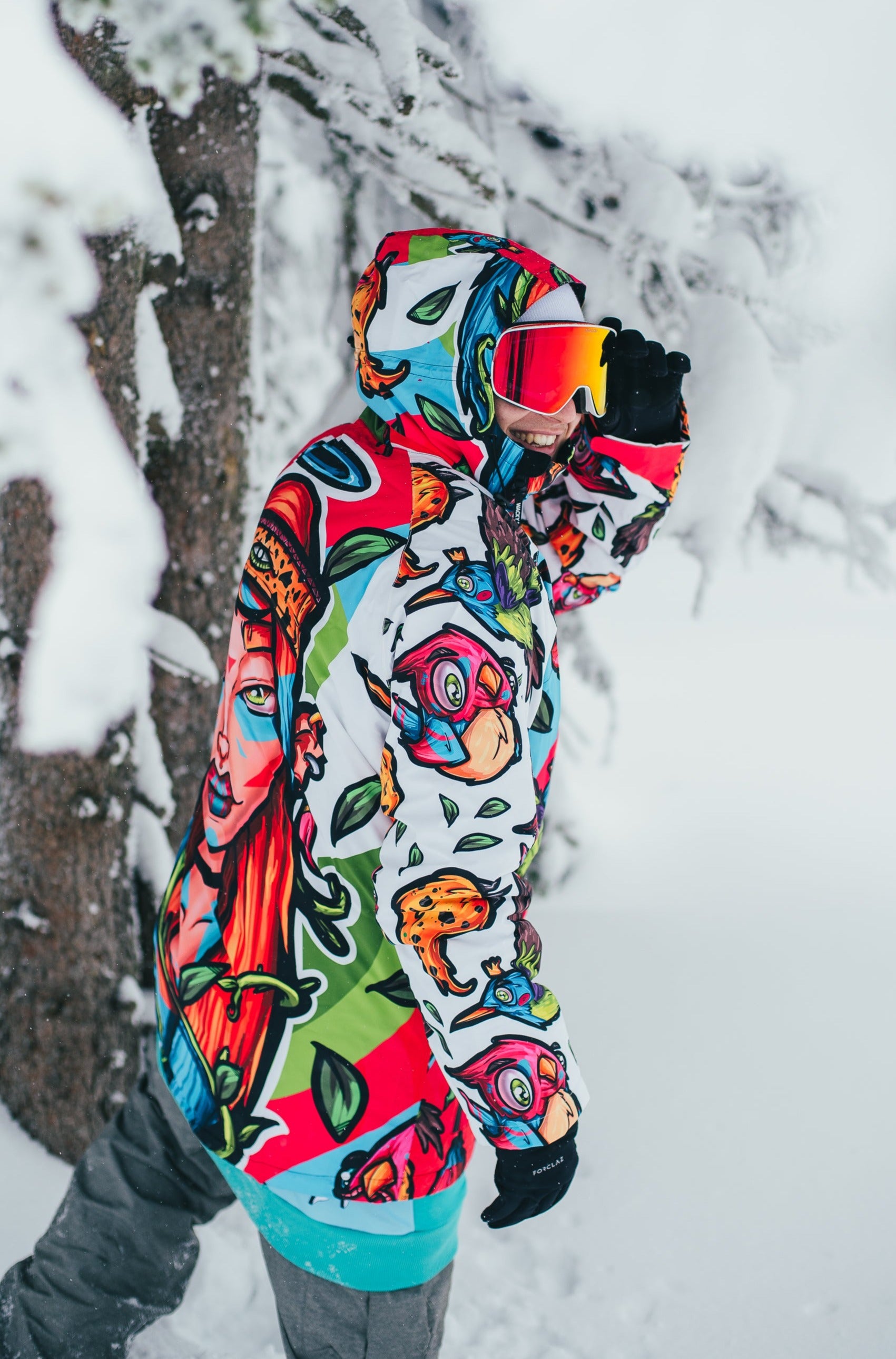 M's LeafGirl Ski Jacket | Wacky Sheep
