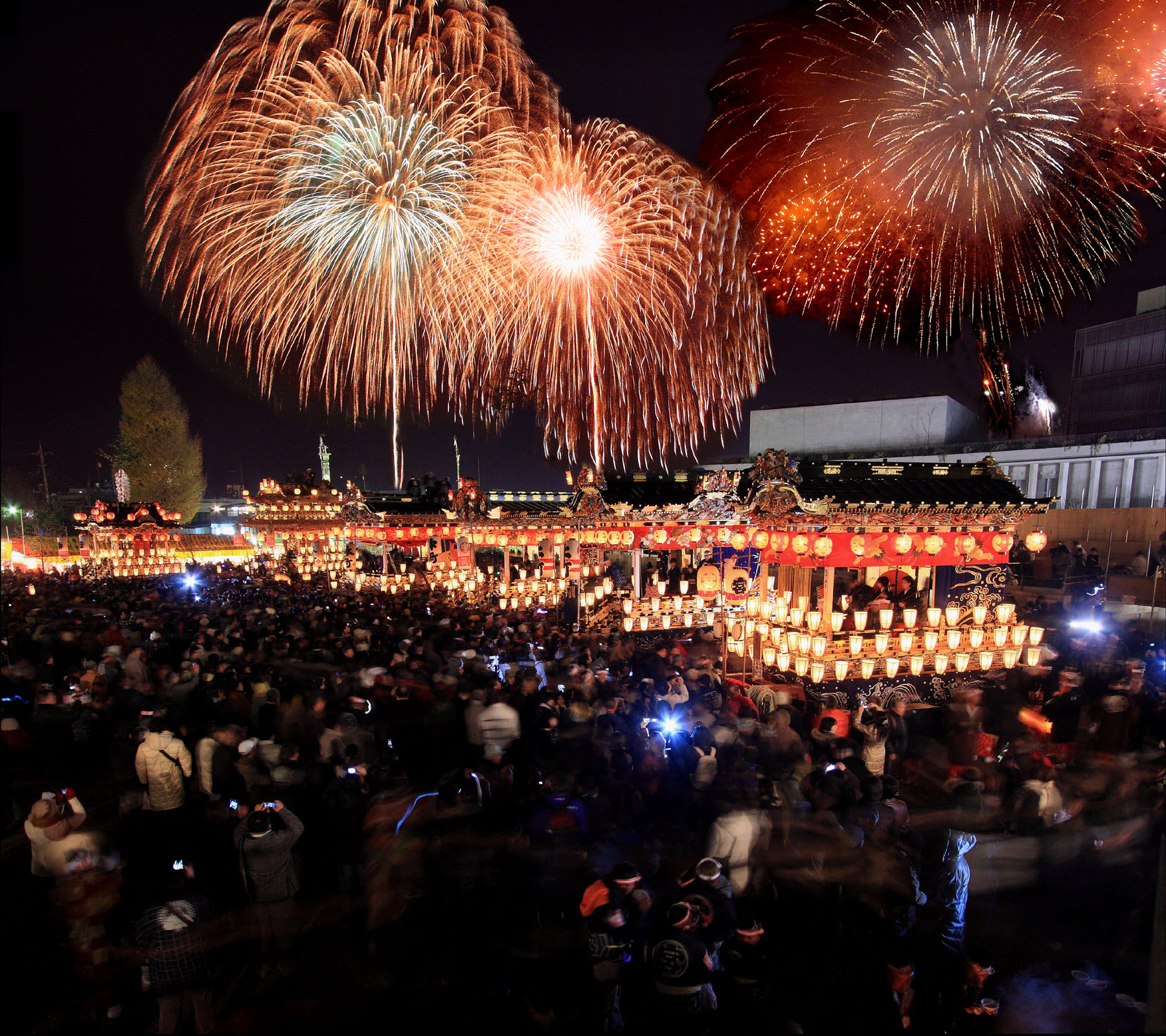 秩父夜祭'08（屋台組立）【和田フォト】