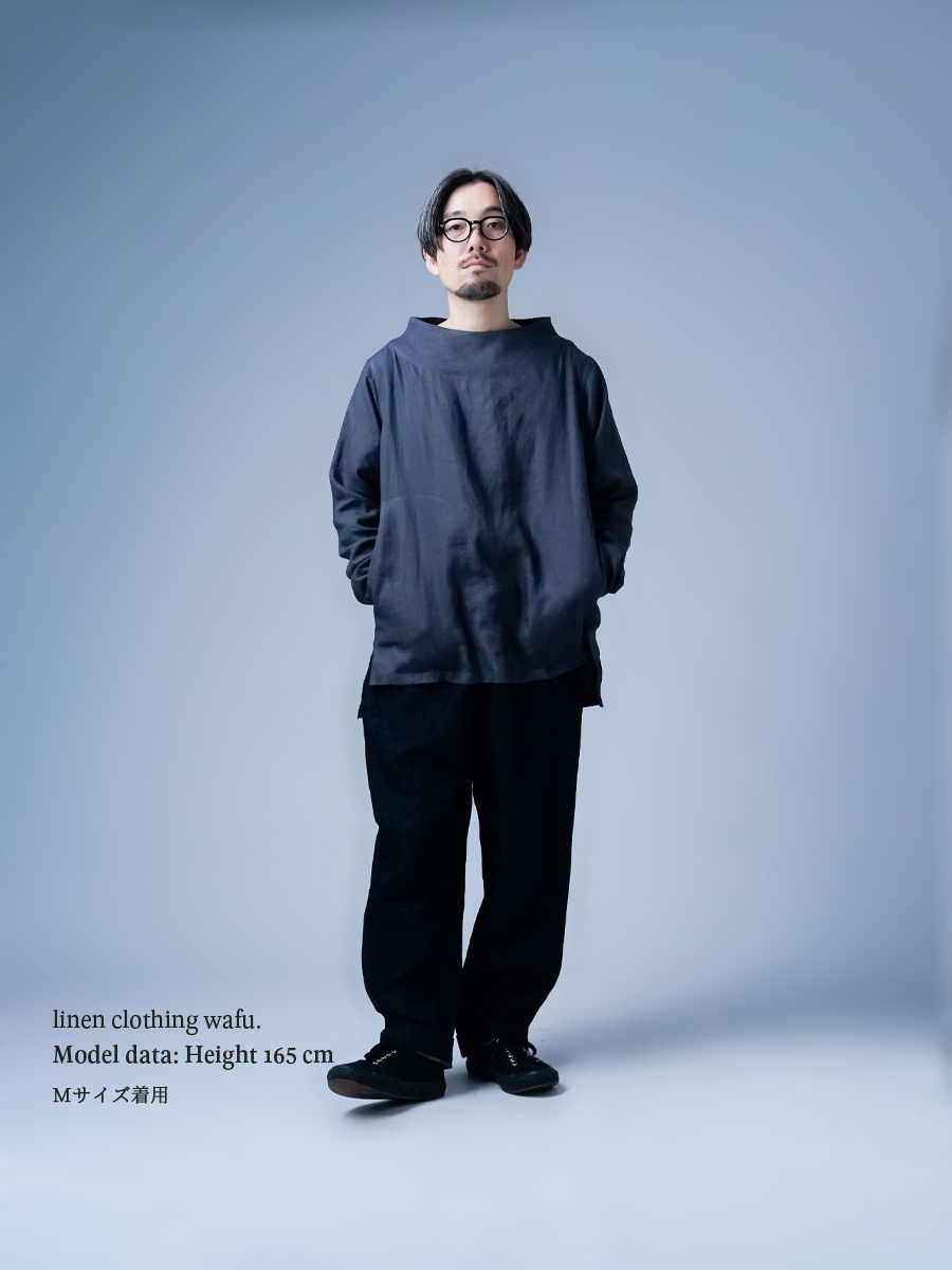 リネントップス】こだわりが詰まった！ フィッシャーマンスモック