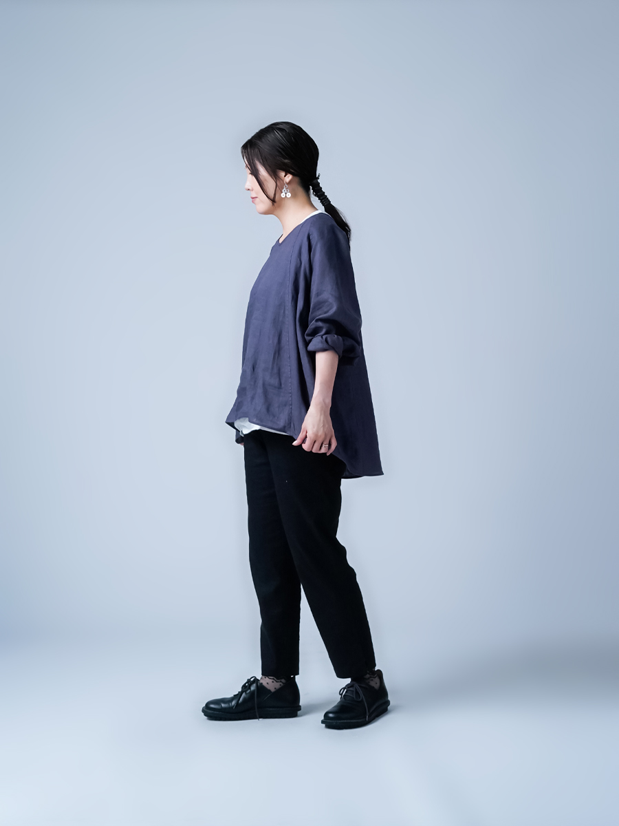 リネントップス】夏のわがままに応える Aライン袖ふんわりトップス