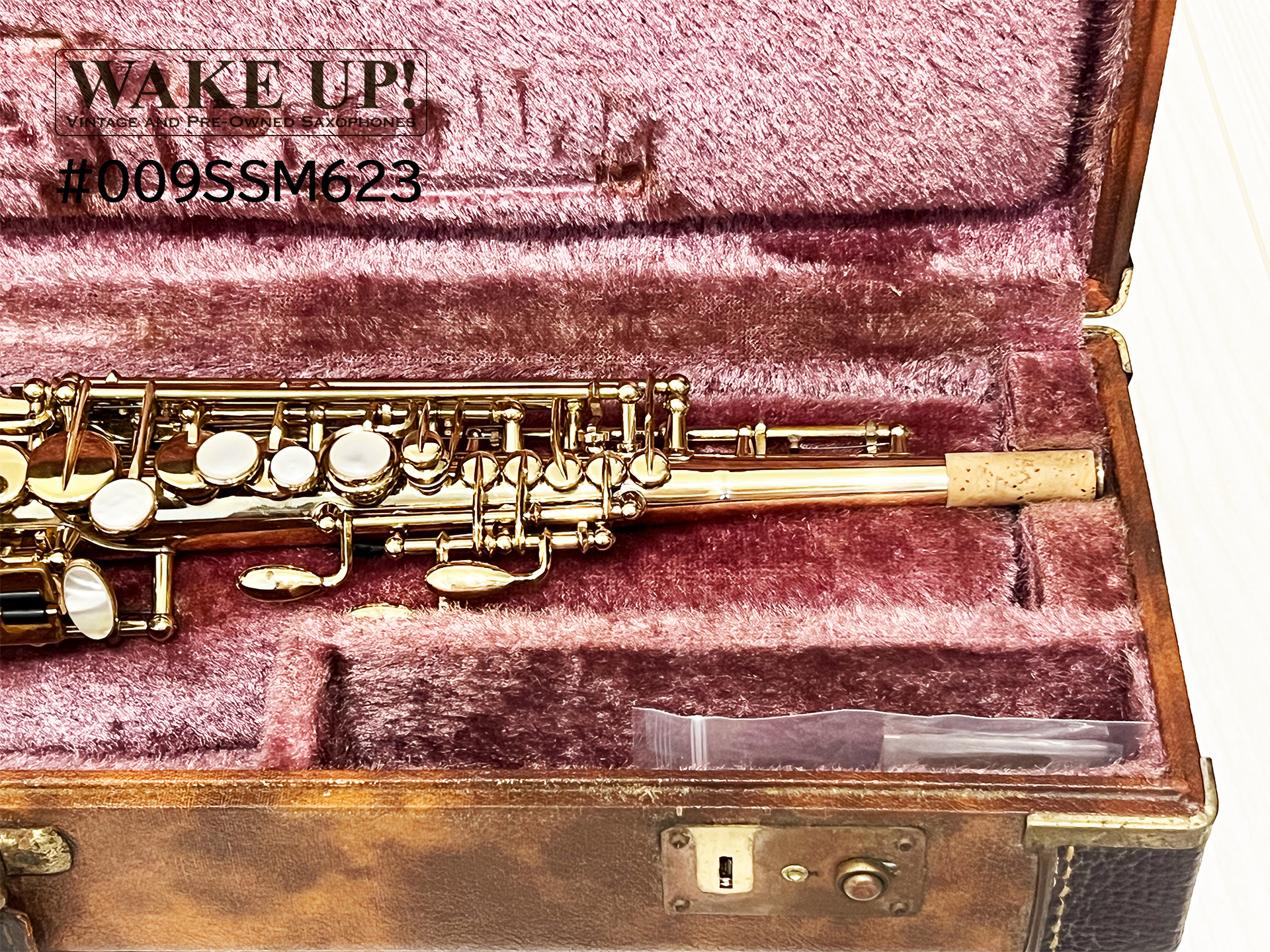 販売終了）マーク6 H.Selmer ソプラノサックス Mark VI 23万番台 彫刻
