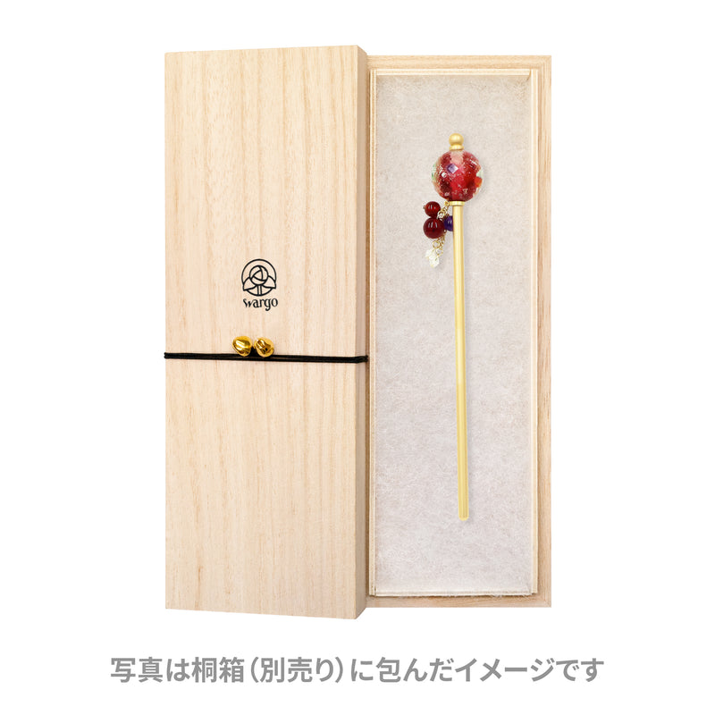 カクテルとんぼ玉簪｜普段使いの簪・ヘアアクセサリーブランド