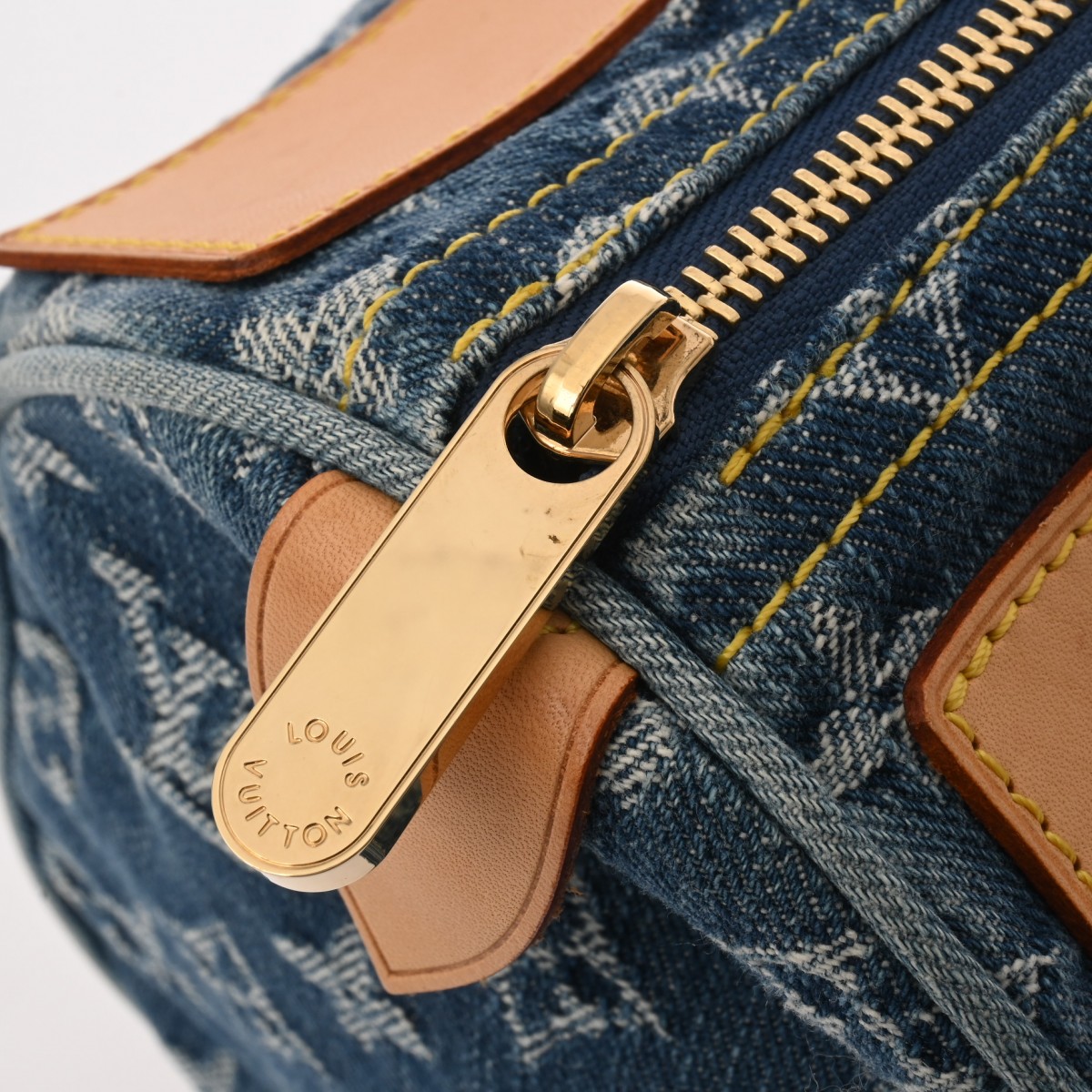 ルイ ヴィトン モノグラムデニム ネオ・スピーディ ブルー M95019