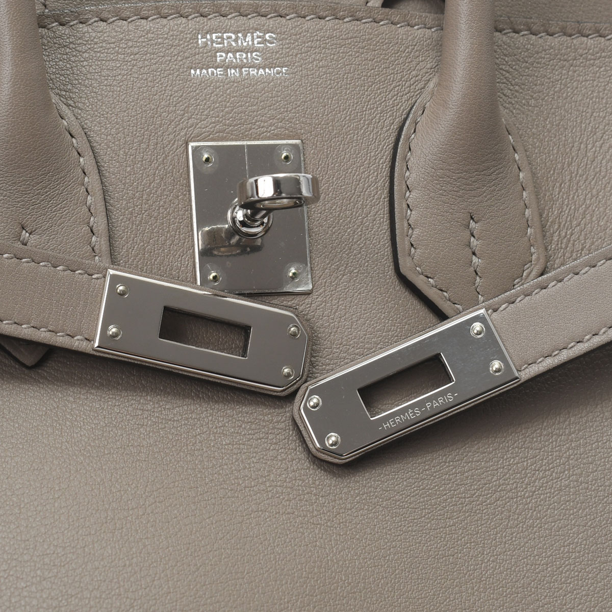 エルメス バーキン 25 グリアスファルト/パラジウム金具 ヴォー