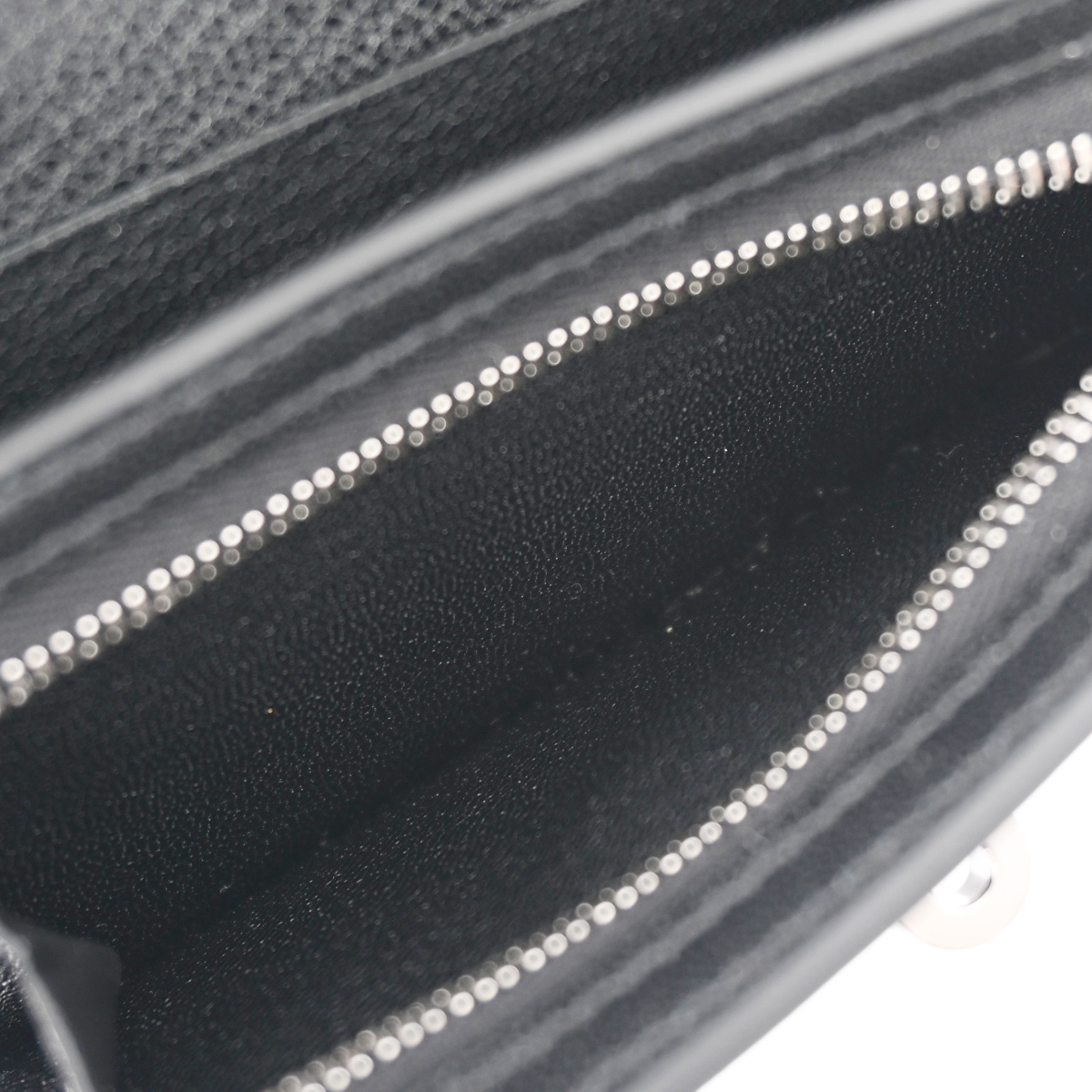 エルメス ケリー ポケットスリムウォレット ブラック シェーブル ユニ